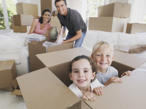 Professional same day removals service in Chelsea with moving van and packed boxes