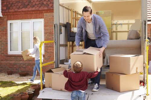 Packing and labeling office equipment for relocation