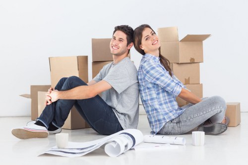 Boxes and moving preparation for a Chelsea removal