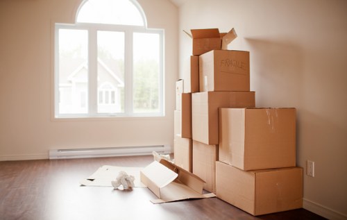 Professional movers handling student belongings in Chelsea