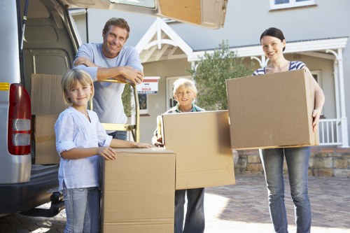 Professional piano removal equipment used in Chelsea