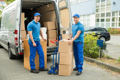 Furniture and fragile items loaded during a Chelsea relocation