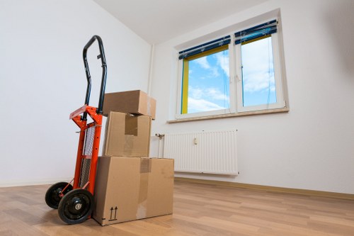 Man and van vehicle ready for a Chelsea move