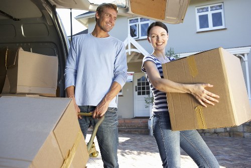 Office relocation service in Chelsea with desks and equipment