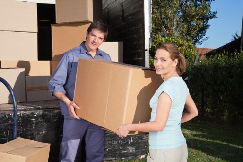Team collecting bulky furniture from a Chelsea apartment